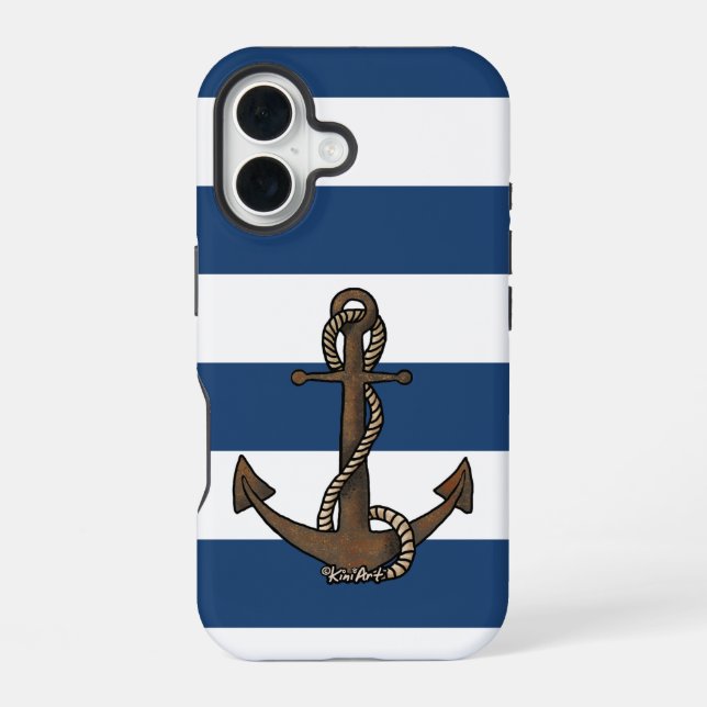 Nautical  iphone case (Back)