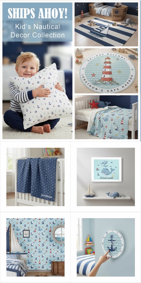 Nautical Kid’s Room Collection