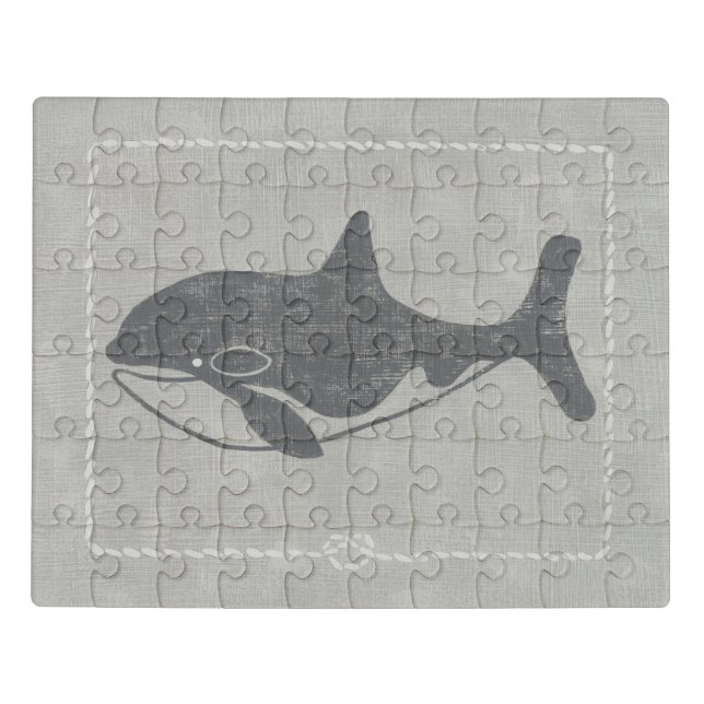 Nautical Killer Whale Jigsaw Puzzle (Puzzle Horizontal)