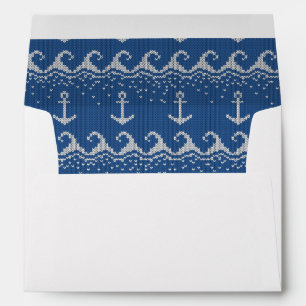 Nautical Knit Pattern Envelope