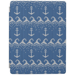 Nautical Knit Pattern iPad Smart Cover