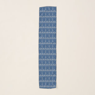 Nautical Knit Pattern Scarf