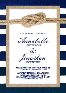 nautical wedding invitations zazzle