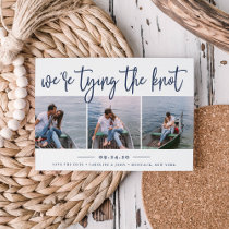 Nautical Knot | Photo Collage Save the Date Card