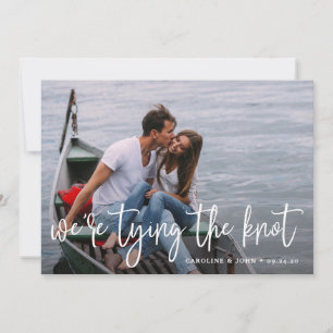 Nautical Knot Photo Save the Date Card