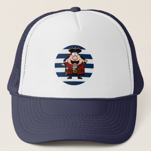 Nautical Lady Pirate Trucker Hat