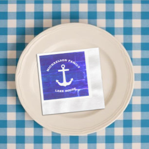 Nautical Lake House Napkins