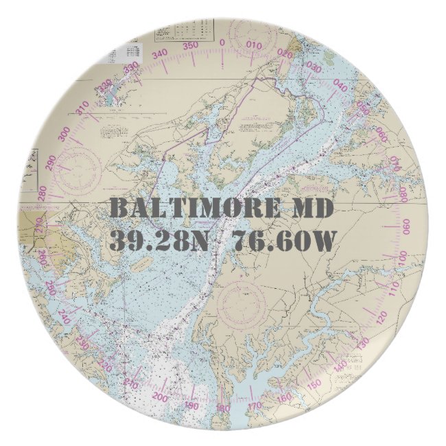 Nautical Latitude Longitude Baltimore MD Boat