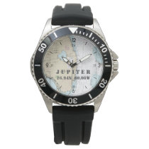 Nautical Latitude Longitude Boater's Jupiter FL Watch