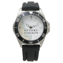 Nautical Latitude Longitude Boater's Stuart FL Watch