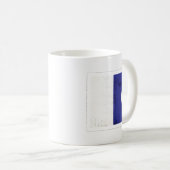Nautical Letter “A” Signal Flag Coffee Mug (Front Right)