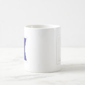 Nautical Letter “A” Signal Flag Coffee Mug (Center)