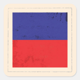 Nautical Letter “E” Signal Flag Square Sticker