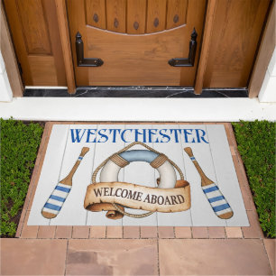 Nautical Life Buoy Doormat