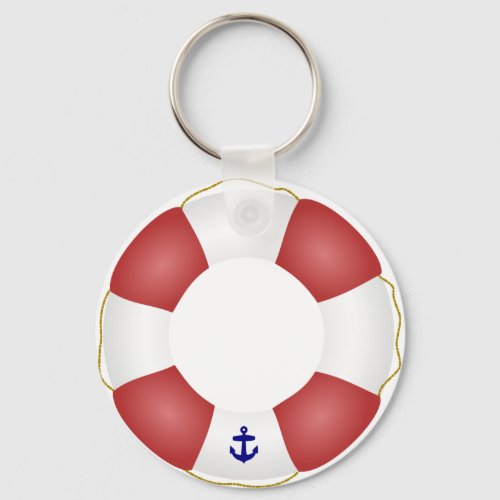 Nautical Life preserver Keychain