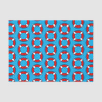 Nautical lifebelt ring buoy life preserver pattern
