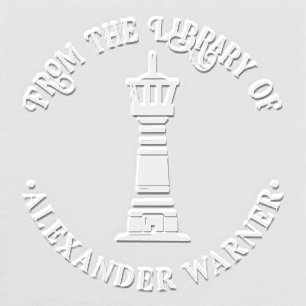 Nautical Lighthouse #3 “From the library of” Book Embosser