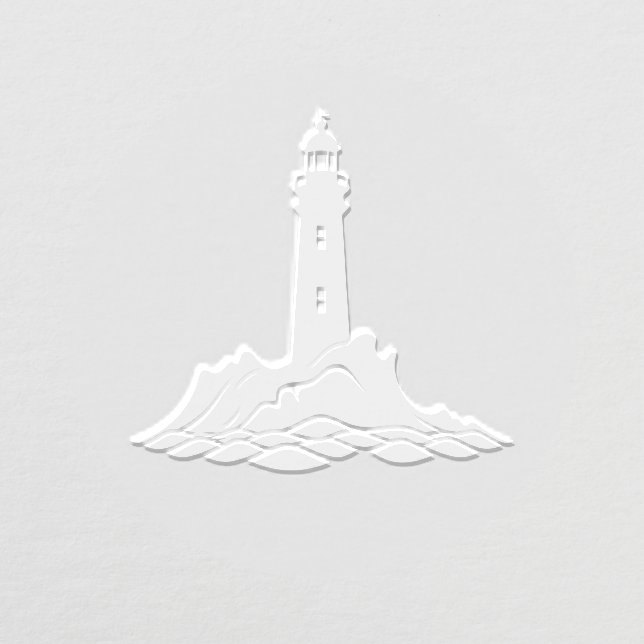 Nautical Lighthouse #3 Image Only No Text Embosser (Design)