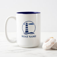 Nautical Lighthouse Add Boat or Name Large