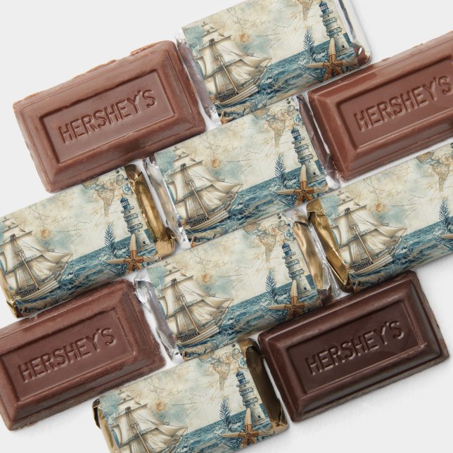 Nautical Lighthouse Coastal Beach Adventure Hershey's Miniatures (Assorted)