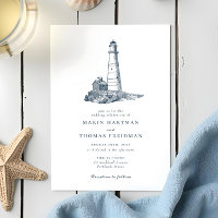 Nautical Lighthouse Ocean Seaside Wedding