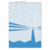Nautical Lighthouse poster (Front)