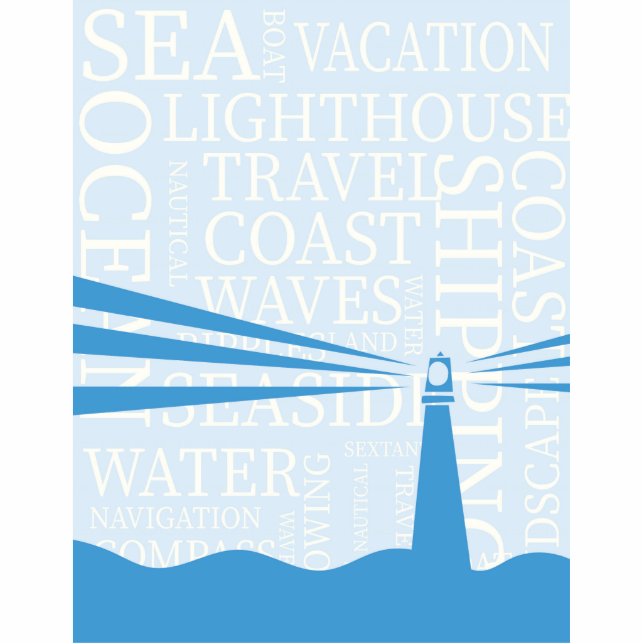 Nautical Lighthouse poster Cutout (Front)