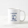 Nautical Lighthouse With Captain or Boat Name Coffee Mug