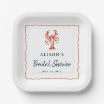 Nautical Lobster Coastal Bridal Shower 