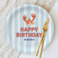 Nautical Lobster Kids Happy Birthday Paper Plates