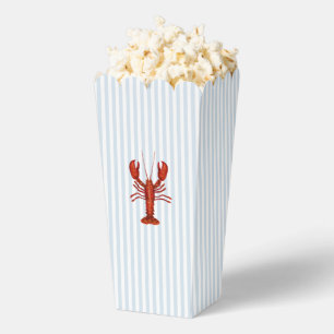 Nautical Lobster Painting Blue Stripe Preppy Favor Boxes
