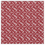 Nautical Lobsters and Buoys Pattern Illustrated Fabric