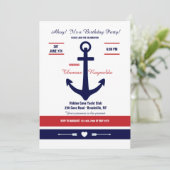 Nautical Love 2 Invitation (Standing Front)
