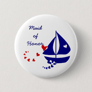 Nautical Love Pinback Button
