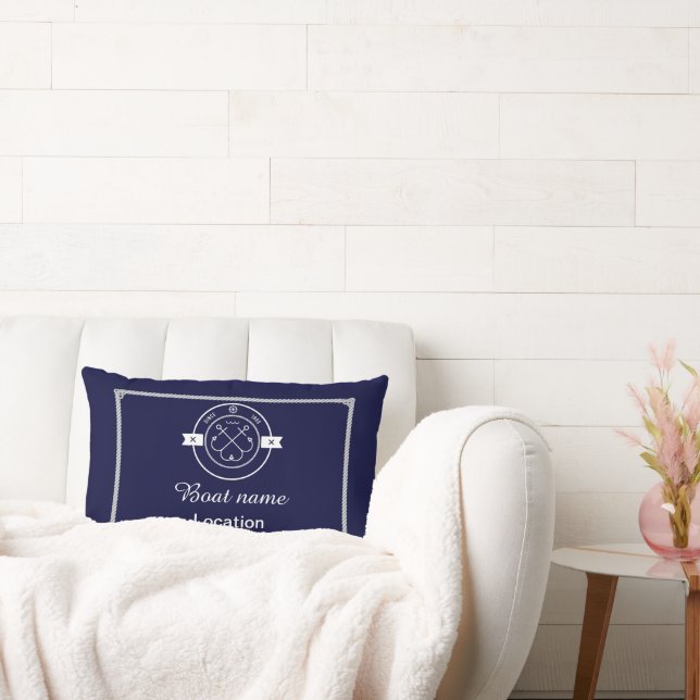 Nautical Lumbar Pillow  (Couch)
