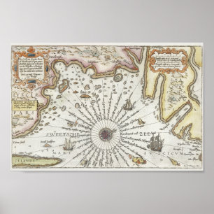 Nautical Map Poster