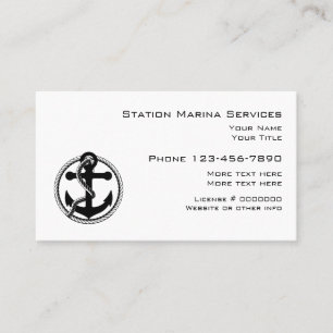 Nautical Marine Services Business Card