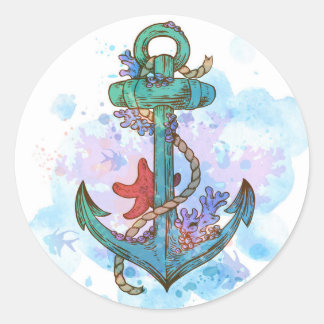 thumbnail image 2 of Heartbeat Anchor Stickers - 6 Sizes, 21 Colors - German Made - Auto, Motorcycle, Boat 2 of 6