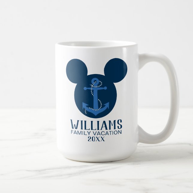 Nautical Mickey | Family Vacation Coffee Mug (Right)