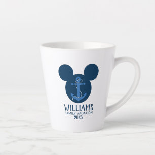 Nautical Mickey   Family Vacation Latte Mug