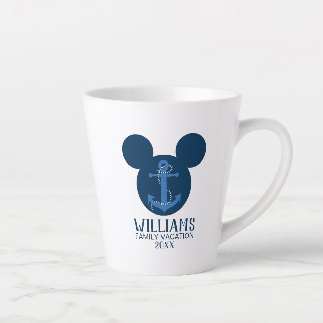 Nautical Mickey | Family Vacation Latte Mug (Right)