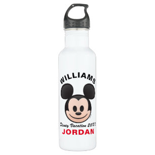 Nautical Mickey Family Vacation Stainless Steel Water Bottle