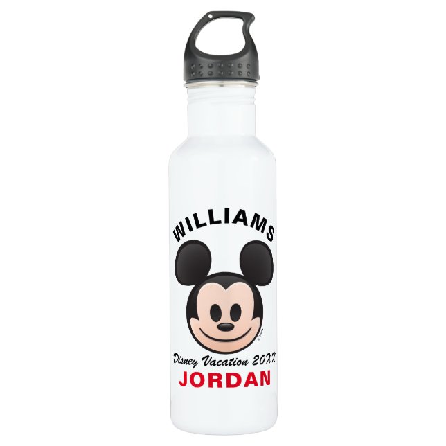Nautical Mickey | Family Vacation Stainless Steel Water Bottle (Front)
