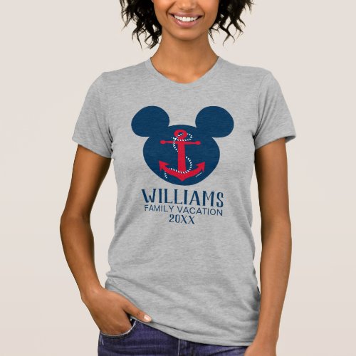 Nautical Mickey  Family Vacation T_Shirt