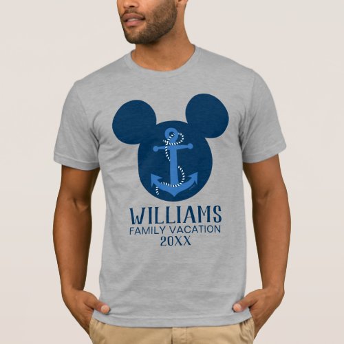 Nautical Mickey  Family Vacation T_Shirt