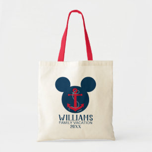 Nautical Mickey   Family Vacation Tote Bag