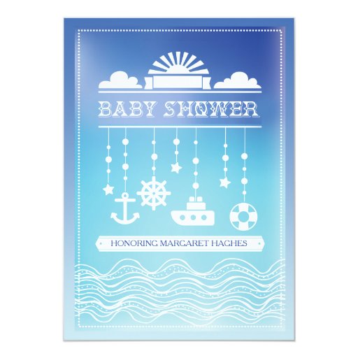 Mobile Baby Shower Invitations 2