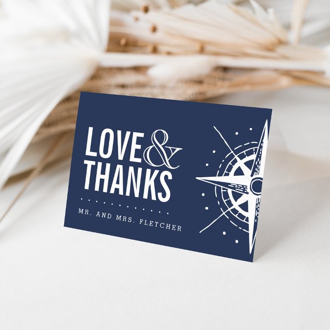 Nautical Modern Thank You Card (Creator Uploaded)