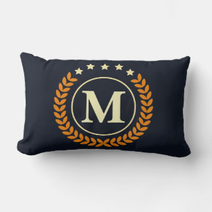 Nautical Monogram Lumbar Pillow