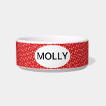 Nautical Monogrammed Ceramic Pet Bowl<br><div class="desc">Nautical Monogrammed Ceramic Pet Bowl</div>